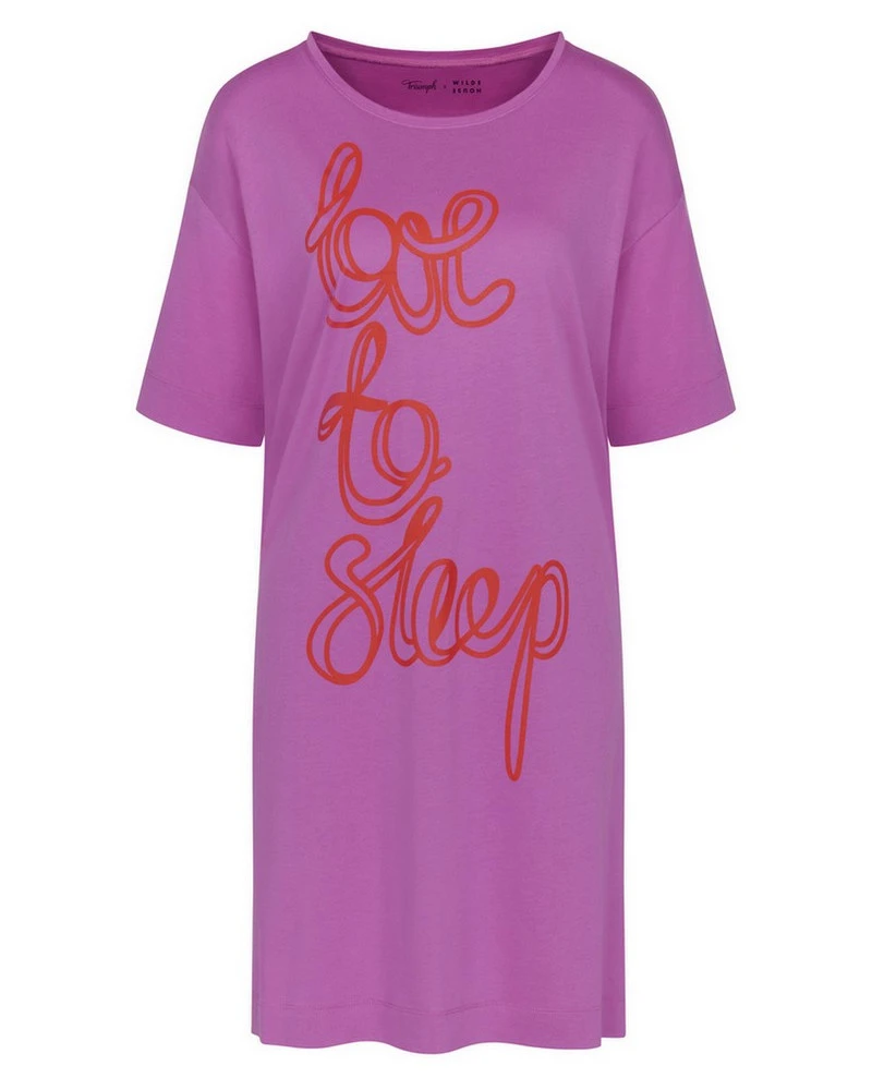 Chemise De Nuit à Manches Courtes Nuit Triumph (Rose) 5 Chemise De Nuit à Manches Courtes Nuit Triumph (Rose) – Image 3