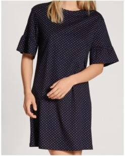 Chemise De Nuit Calida Favorites Dream 100% Coton (Dark Lapis Blue)