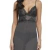 Chemise De Nuit Wacoal Lace Perfection (Charcoal) -Hom Soldes Magasin chemise de nuit wacoal lace perfection charcoal
