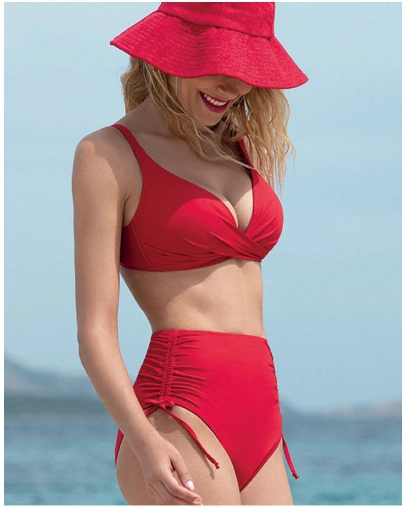 Culotte De Bain Taille Haute Antigel La Chiquissima (Mer Rouge) 6 Culotte De Bain Taille Haute Antigel La Chiquissima (Mer Rouge) – Image 4