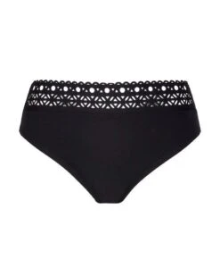 Culotte De Bain Taille Haute Lise Charmel Ajourage Couture (Noir) -Hom Soldes Magasin culotte de bain taille haute lise charmel ajourage couture noir 2