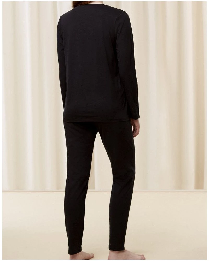 Ensemble De Pyjama 100% Coton Bio Nuit Triumph (Noir) 5 Ensemble De Pyjama 100% Coton Bio Nuit Triumph (Noir) – Image 3