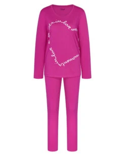 Ensemble De Pyjama 100% Coton Bio Nuit Triumph (Passionate Pink) -Hom Soldes Magasin ensemble de pyjama 100 coton bio nuit triumph passionate pink 2