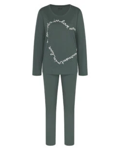 Ensemble De Pyjama 100% Coton Bio Nuit Triumph (Smoky Green) 11 Ensemble De Pyjama 100% Coton Bio Nuit Triumph (Smoky Green) -Hom Soldes Magasin ensemble de pyjama 100 coton bio nuit triumph smoky green 4