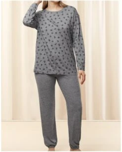 Ensemble De Pyjama Nuit Triumph (Dark Grey Melange)