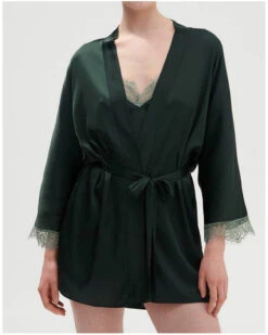 Simone Perele Kimono Simone Pérèle Satin Secrets (Vert Kolsaï)