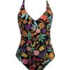 Maillot De Bain Une Pièce Antigel La Muse En Fleurs (Bouquet Radieux) -Hom Soldes Magasin maillot de bain une piece antigel la muse en fleurs bouquet radieux