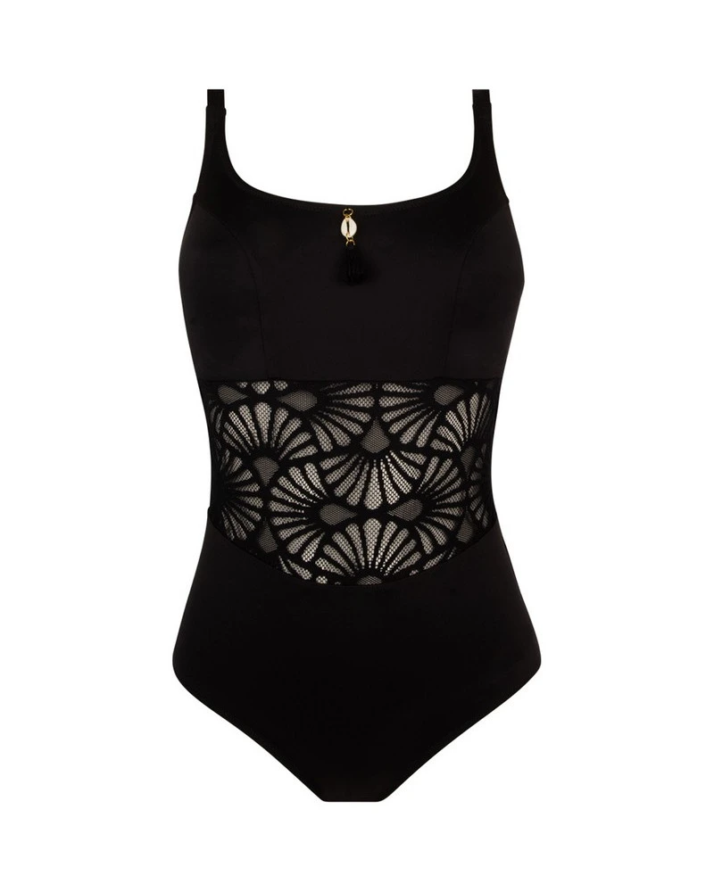 Maillot De Bain Une Pièce Armatures Antigel La Muse Dentelle (Noir) 4 Maillot De Bain Une Pièce Armatures Antigel La Muse Dentelle (Noir) – Image 2