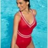 Maillot De Bain Une Pièce Nageur Maintien Lise Charmel Energie Nautique (Flamme Nautique) -Hom Soldes Magasin maillot de bain une piece nageur maintien lise charmel energie nautique flamme nautique