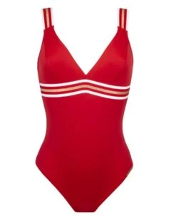 Maillot De Bain Une Pièce Nageur Maintien Ouvert Lise Charmel Energie Nautique (Flamme Nautique)
