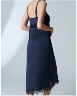 Simone Perele Nuisette Fendue Longue Simone Pérèle Satin Secrets (Pleine Lune) 6 Simone Perele Nuisette Fendue Longue Simone Pérèle Satin Secrets (Pleine Lune) -Hom Soldes Magasin nuisette fendue longue simone perele satin secrets pleine lune 1