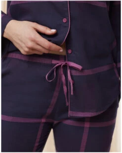 Hom Soldes Magasin -Hom Soldes Magasin pyjama boutonne 100 coton bio triumh nuit blue dark 1