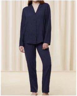 Pyjama Boutonné Triumph Nuit (Blue Dark)