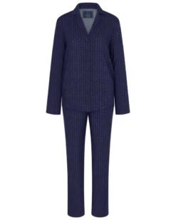 Pyjama Boutonné Triumph Nuit (Blue Dark) -Hom Soldes Magasin pyjama boutonne triumph nuit blue dark 3