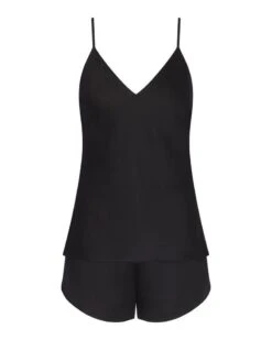 Pyjama Court Triumph Nuit (Noir) 9 Pyjama Court Triumph Nuit (Noir) -Hom Soldes Magasin pyjama court triumph nuit noir 3