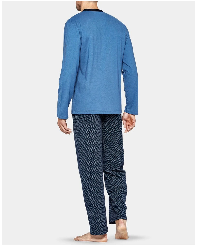 Pyjama Long Eden Park 100% Coton G64 (K78) 4 Pyjama Long Eden Park 100% Coton G64 (K78) – Image 2