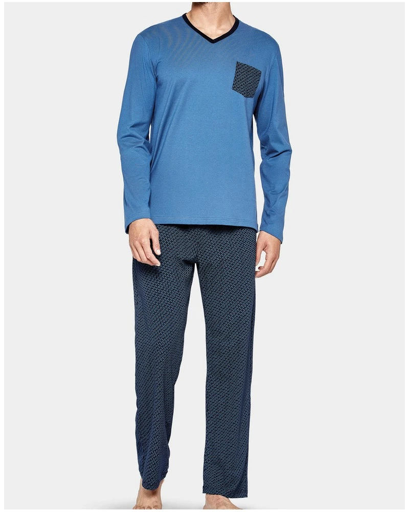 Pyjama Long Eden Park 100% Coton G64 (K78) 3 Pyjama Long Eden Park 100% Coton G64 (K78)