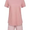 Pyjama Short Calida Lovely Nights 100% Coton (Rose Bud) -Hom Soldes Magasin pyjama short calida lovely nights 100 coton rose bud