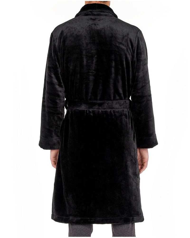 Robe De Chambre HOM Nice (Noir) 4 Robe De Chambre HOM Nice (Noir) – Image 2