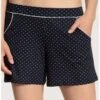Short Calida Favorites Dream 100% Coton (Dark Lapis Blue) -Hom Soldes Magasin short calida favorites dream 100 coton dark lapis blue