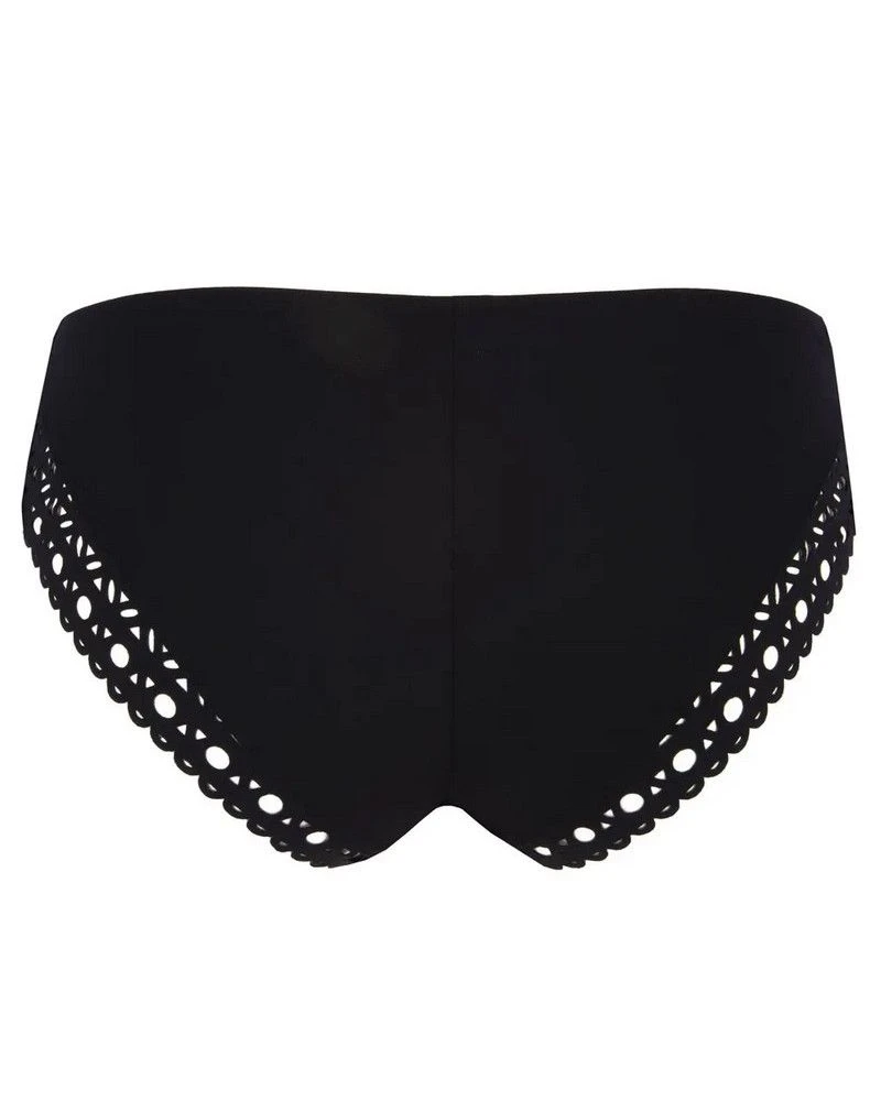 Shorty De Bain Lise Charmel Ajourage Couture (Noir) 4 Shorty De Bain Lise Charmel Ajourage Couture (Noir) – Image 2