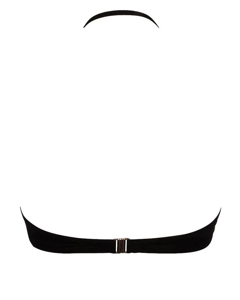 Soutien-gorge De Bain Bandeau à Coques Antigel La Muse Dolce Vita (Pois Noir) 6 Soutien-gorge De Bain Bandeau à Coques Antigel La Muse Dolce Vita (Pois Noir) – Image 4