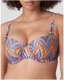 Soutien-gorge De Bain Coque Balconnet Prima Donna Swim Kea (Rainbow Paradise)