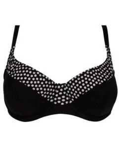 Soutien-gorge De Bain Corbeille Bonnet Profond Antigel La Muse Dolce Vita (Pois Noir)