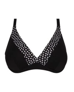 Soutien-gorge De Bain Triangle Armatures Antigel La Muse Dolce Vita (Pois Noir)