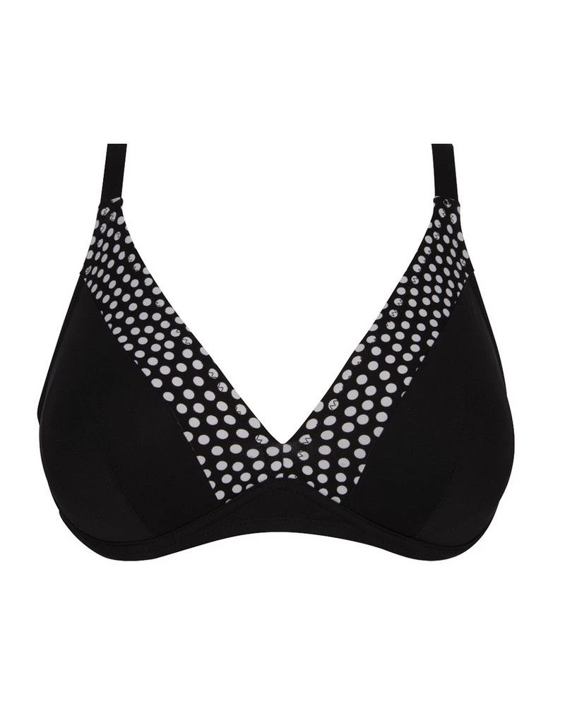 Soutien-gorge De Bain Triangle Armatures Antigel La Muse Dolce Vita (Pois Noir) 3 Soutien-gorge De Bain Triangle Armatures Antigel La Muse Dolce Vita (Pois Noir)