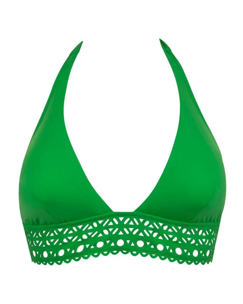 Soutien-gorge De Bain Triangle Sans Armature Lise Charmel Ajourage Couture (Anis Ajourage) 5 Soutien-gorge De Bain Triangle Sans Armature Lise Charmel Ajourage Couture (Anis Ajourage) – Image 3