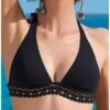 Soutien-gorge De Bain Triangle Sans Armature Lise Charmel Ajourage Couture (Noir) -Hom Soldes Magasin soutien gorge de bain triangle sans armature lise charmel ajourage couture noir