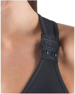 Soutien-gorge De Sport Grands Bonnets Zsport Silver - Maintien Maximum Noir -Hom Soldes Magasin soutien gorge de sport grands bonnets zsport silver maintien maximum noir 2